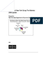 Analysis of New York Scrap Tire Markets: 2006 Update