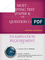 Muet Writing Paper