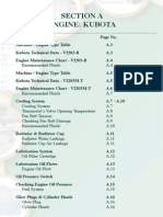 Service - Service Manual Code 950 - 994 - 653 (1) Kubota V2203