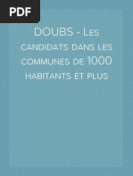 Doubs Communes de 1000 Et +11-03-2014 PDF