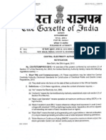 CEA Regulations Gazette Notification 2010