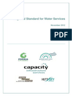 Regional Standard For Water Services