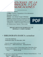 Tecnologias de La Informacion y Las Comunicaciones