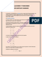 Relaciones y Funciones