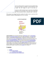 ACTIVE TRANSPORT Vs PASSIVE TRANSPORT