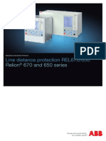 Line Distance Protection Rel670 650