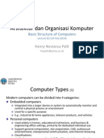 Arsitektur Dan Organisasi Komputer: Basic Structure of Computers