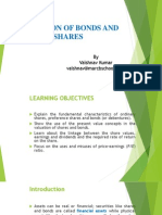 Valuation of Bonds and Shares