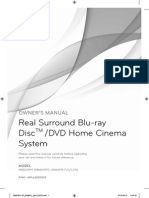 Real Surround Blu-Ray Disc /DVD Home Cinema System: Owner'S Manual