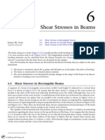 6.1 Shear Stresses in Rectangular Beams