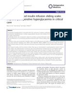 Protocol-Directed Insulin Infusion Sliding Scales Uci 2012