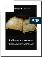 La Biblia No Contiene Ninguna Verdad Revelada