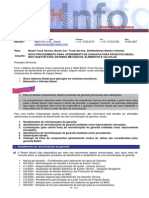 006 - Novo Procedimento para Garantia Diesel de Bico, Elementos e Válvula