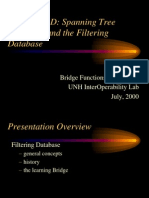 IEEE 802.1D: Spanning Tree Algorithm and The Filtering Database