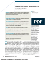 Neural Correlates of Recall of Life Events in Conversion Disorder