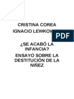 COREA LEWKOWICZ Se Acabó La Infancia PDF