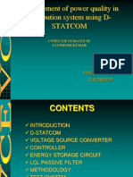 Enhancement of Power Quality in Distribution System Using D-Statcom