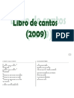 Libro Cantos 2009