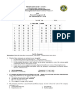 Quiz - Stock Valuation