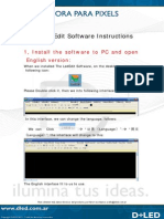 Controladora para Pixels: The Lededit Software Instructions