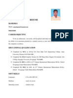 Ramesh Resume