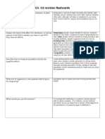 G1-G3 Flashcards For Revision