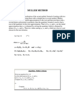 Muller Method: Where Z - 2c B B - 4ac