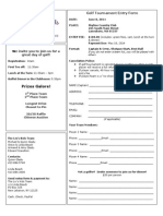 Entry & Sponsorship Forms