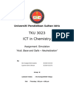 TKU 3023 ICT in Chemistry: Universiti Pendidikan Sultan Idris