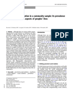 Perceived Social Isolation in A Community Sample - Its Prevalence and Correlates With Aspects of Peoples Live