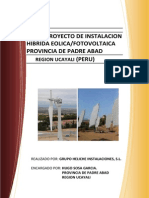 Proyecto Electrificacion de Los Pueblos Mas Alejados de Padre Abad