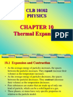 Chapter 10-Thermal Expansion 