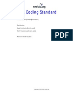 Java Coding Standard: Revision: March 15, 2002