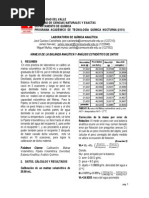 Manejo de La Balanza Analítica y Análisis Estadístico de Datos