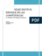 Aprendizaje Según El Enfoque de Las Competencias..