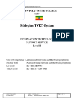 Administare Netwrok and Peripheral Devices Information Sheet