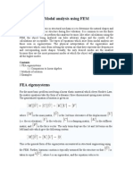 Modal Analysis Using FEM