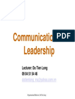 Communication and Leadership