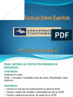 Costos Por Órdenes Específicas