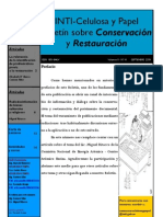 Boletín Sobre Conservación y Restauración n.6-2009