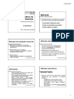 An. Sensorial - Aula 5 - Testes Descritivos PDF