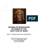 Second Day: Novena of Reparation in Honor of The Holy Face of Jesus