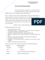 Sensors Interfacing Techniques