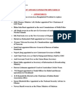 Last 6 Month Current Affairs