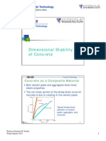 Dimensional Stability of Concrete