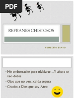 REFRANES Chistosos