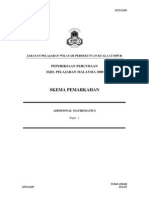 JPWP Mark Scheme SPM 2008 Trial Add Maths P1