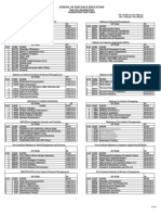 School of Distance Education: Dsma DSMB DSMC DSMD Dsme DSMF