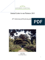 Giverny Capital Annual Letter 2013