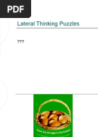 Lateral Thinking Puzzles